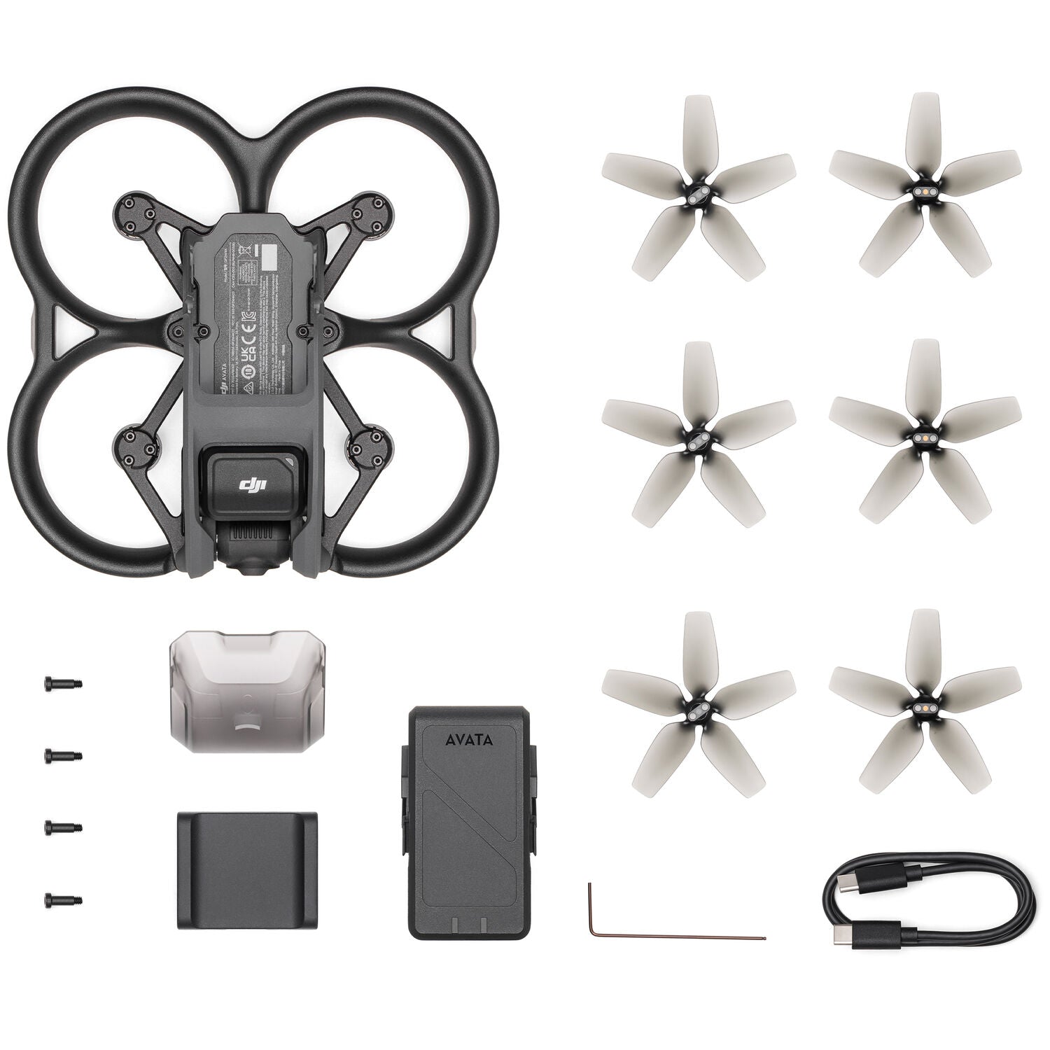 DJI Avata FPV Drone: 4K Stabilized Video, 18-Min Flight, Hard Case Kit