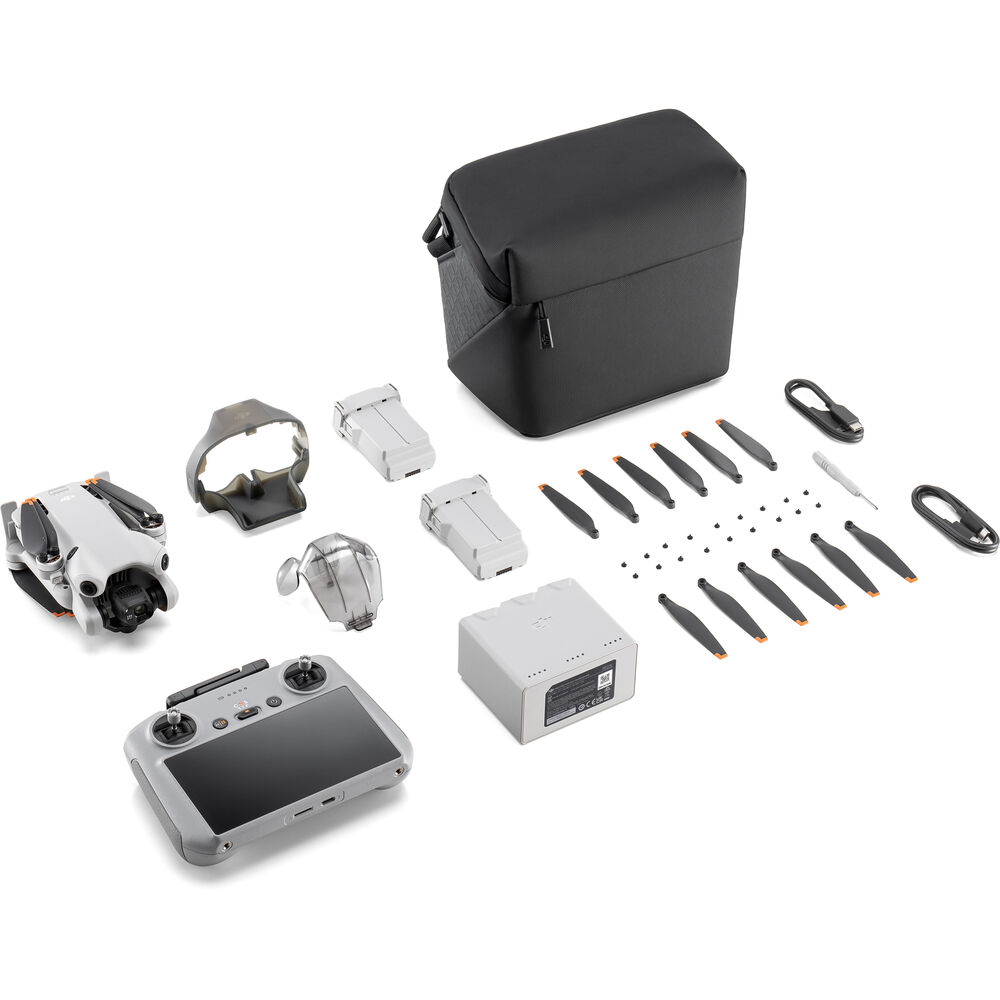 DJI Mini 4 Pro Drone Fly More Combo Plus, RC 2, Hard Case, 4K Camera