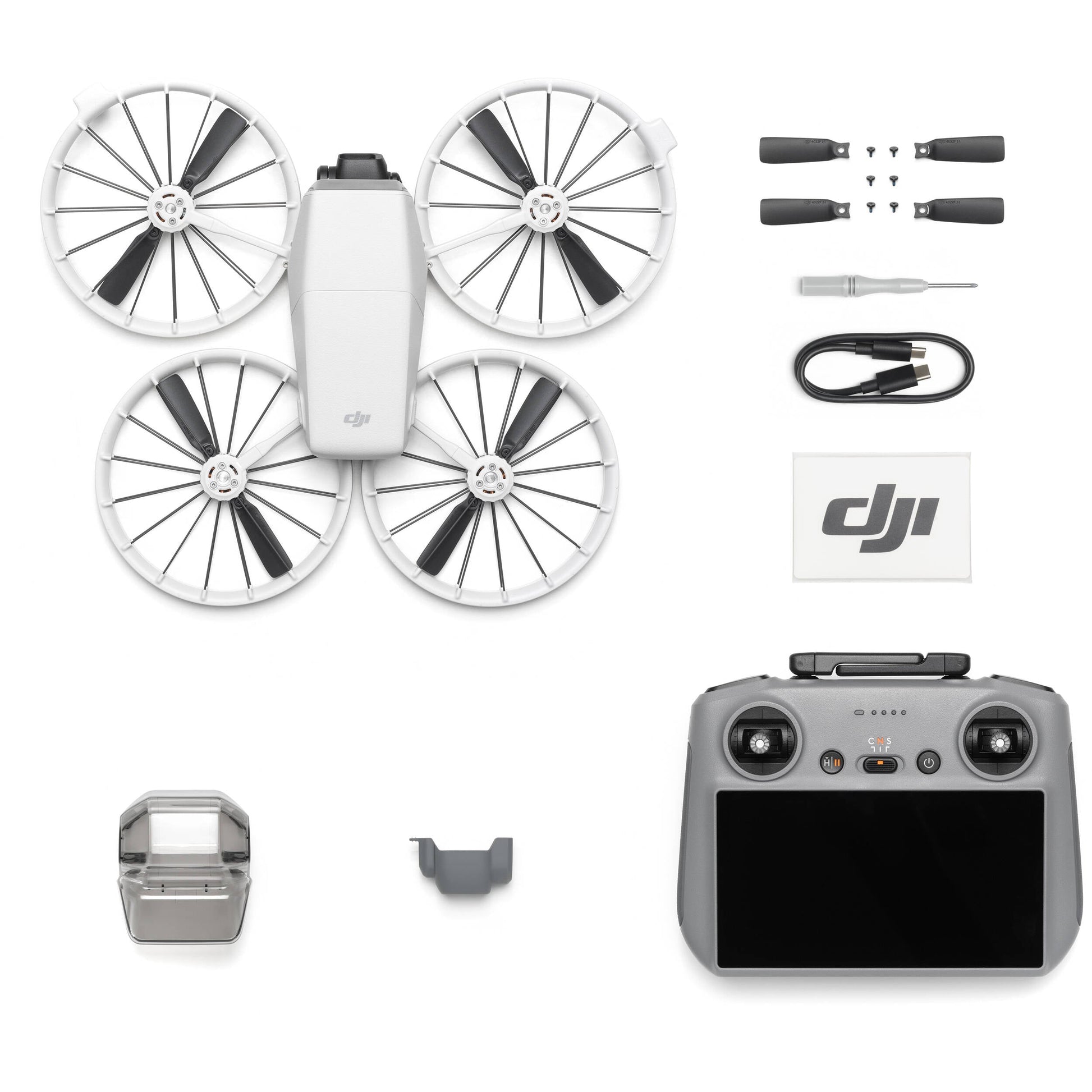 DJI Flip Portable Folding Drone with RC 2 Controller, 4K60 Video, 48MP Camera