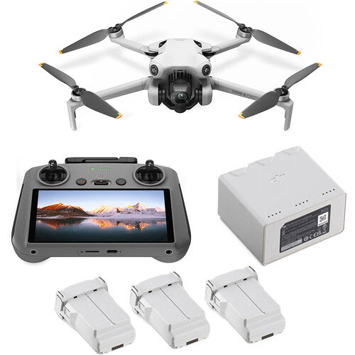 DJI Mini 4 Pro Drone with RC 2 Controller, 4K100 Video, Omnidirectional Obstacle Avoidance, Travel Case Kit DJI