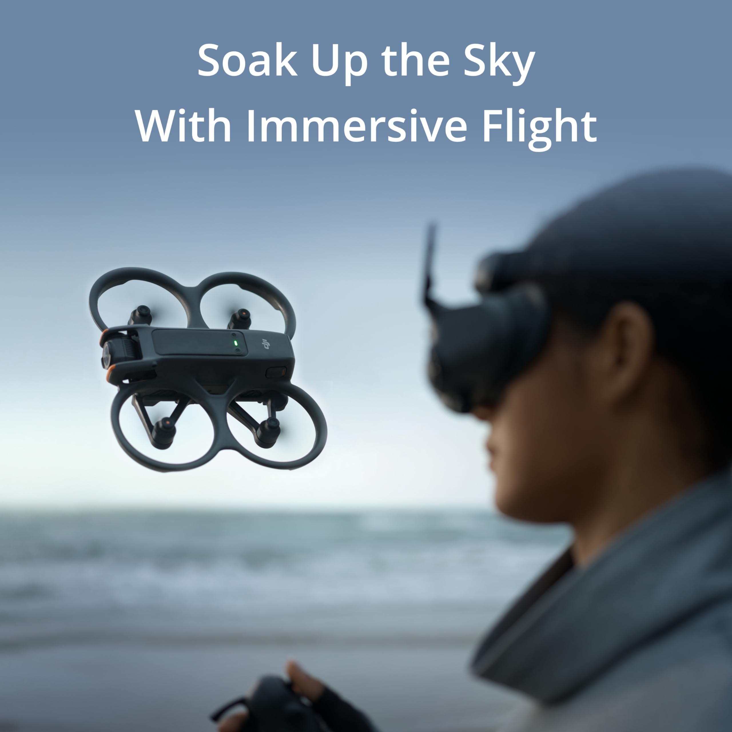 DJI Avata 2 Fly More Combo (1 Battery), FPV Drones with Camera for Adults 4K, Immersive Experience, Built-in Propeller Guard, Easy Flip/Roll, FAA Remote ID Compliant, POV Content Drone, Black - Buy Direct & Save
