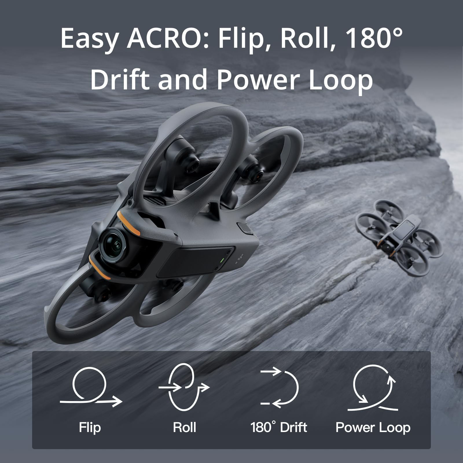 DJI Avata 2 Fly More Combo (1 Battery), FPV Drones with Camera for Adults 4K, Immersive Experience, Built-in Propeller Guard, Easy Flip/Roll, FAA Remote ID Compliant, POV Content Drone, Black - Buy Direct & Save