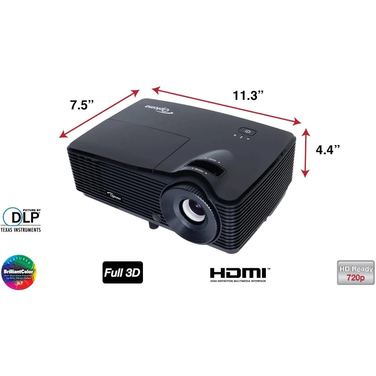 Optoma Technology H181X 720p DLP Home Theater Projector
