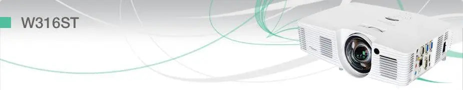 Optoma Technology W316ST Short-Throw DLP Multimedia Projector