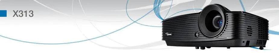 Optoma Technology X313 XGA 3D DLP Multimedia Projector