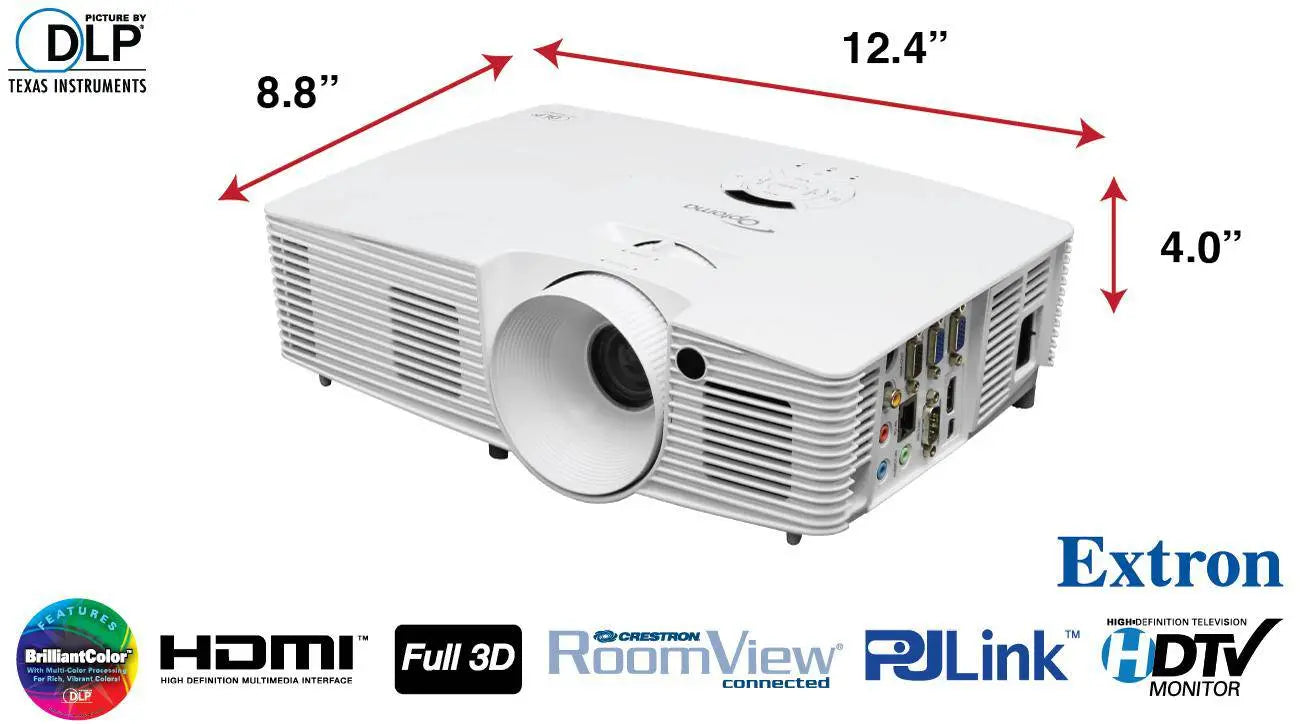 Optoma Technology X351 3600-Lumen XGA 3D DLP Multimedia Projector