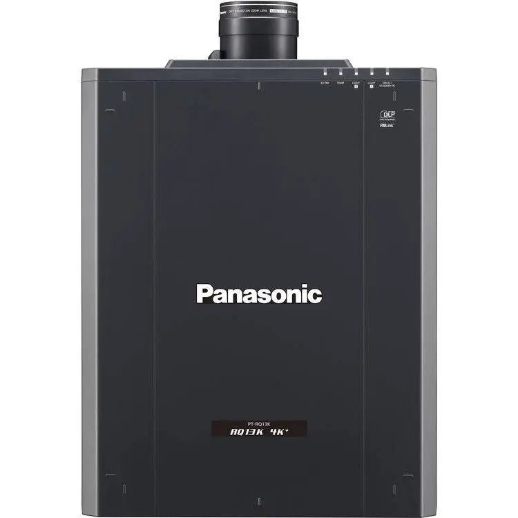 Panasonic PT-RQ13K 10,000-Lumen 3DLP 4K Laser Projector (No Lens)