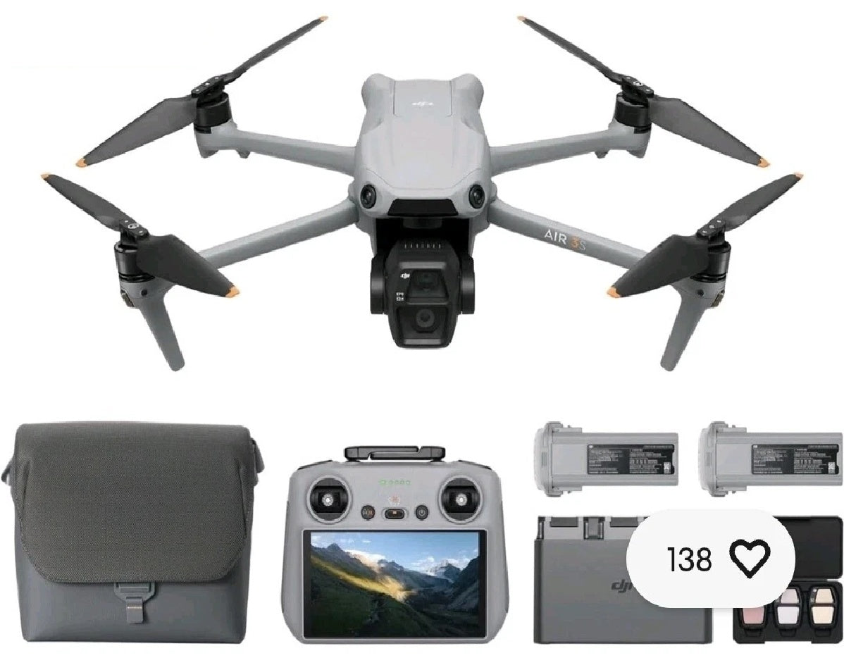 DJI Air 3S Fly More Combo with DJI RC 2 DJI
