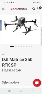 DJI Matrice 350 RTK SP Drone