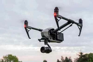 DJI Inspire 2 Drone w/ X5S Camera, 15mm Lens, Remote, & Accessories